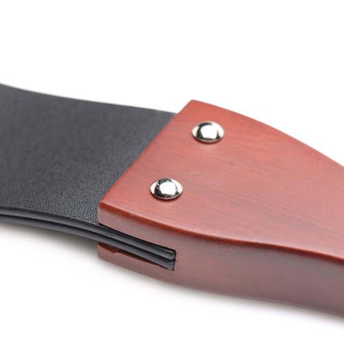 ספנקר משולב עץ ודמוי עור  XR Brands - Wooden Slapper
