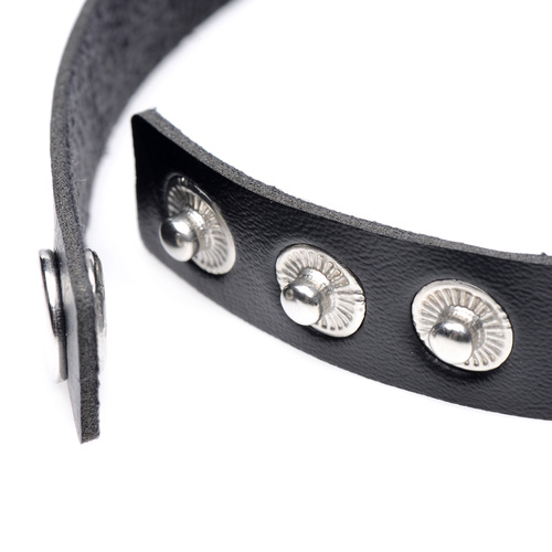 קולר קינקי לב גוטי   XR Brands -Gothic Heart Chain Choker 