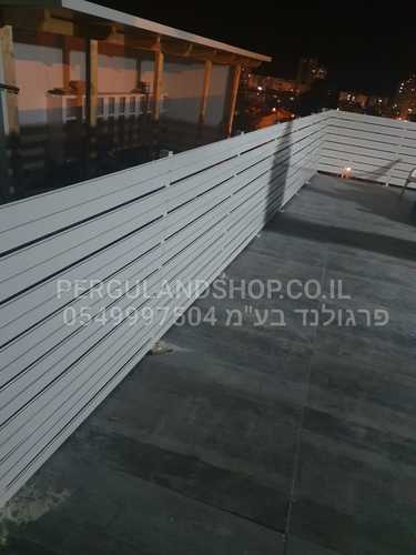 גדר מאלומיניום גם להתקנה עצמית, שלבים בכל גובה ובכל אורך ב 5 גוונים - רק מ 159 ש