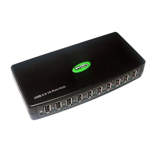 מפצל ST-LAB ST-U-501 USB 2.0 10-Port Hub
