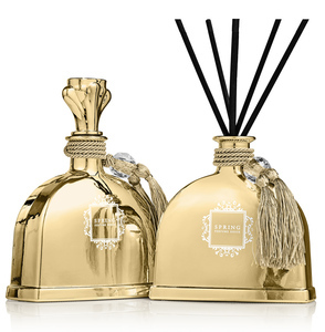 מפיץ ריח גדול FRENCH MUSK בציפוי מטאלי זהב