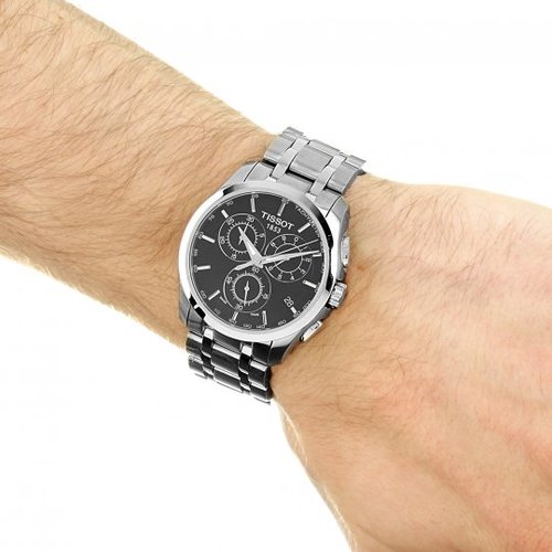 שעון Tissot קוורץ כרונו יוקרתי לגבר