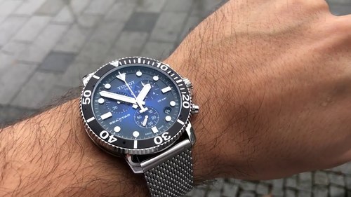 שעון Tissot קוורץ כרונו יוקרתי לגבר