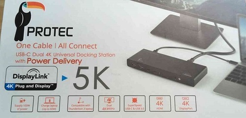 תחנת עגינה אוניברסלית  Protec  DM199 4K