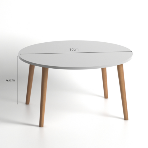 שולחן סלון עגול דגם מורן