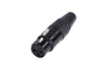 RC3F-B נקבה לכבל XLR  תוצרת NEUTRIK REAN מושחר