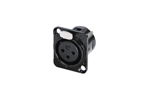 RC3FDL-B מחבר / קונקטור נקבה מושחר XLR לפאנל REAN NEUTRIK Rean by Neutrik