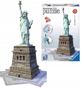 פסל החירות 3D פאזל 108 יחידות Ravensburger 