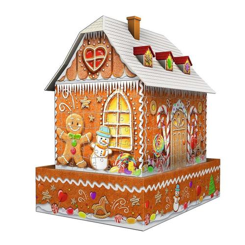 פזל תלת מימד 216 בית הממתקים מואר בלילה Ravensburger