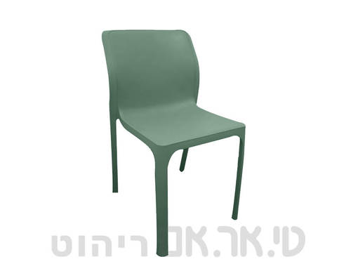 כסא פלסטיק ירוק דגם גרנד