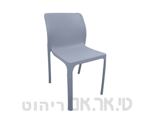 כסא פלסטיק תכלת דגם גרנד
