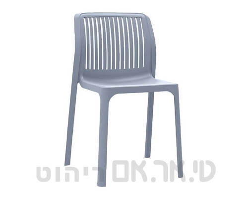 כסא פלסטיק תכלת דגם גרנד פסים