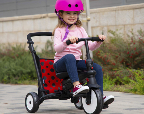 תלת אופן STR5 - אדום ליידי באג- Smartrike