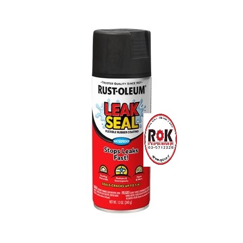  ספריי ציפוי גומי לאיטום LEAK SEAL RUST OLEUM