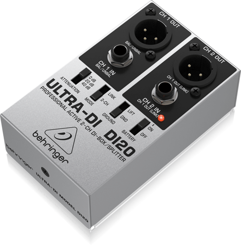 קופסאת DI אקטיבית מדגם Behringer DI20
