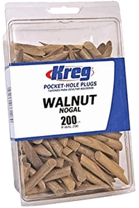 חבילת פקקי עץ ברגים 200 יחידות KREG