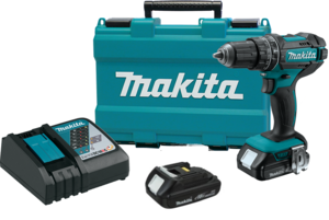 מברגה/מקדחה 18V רוטטת DHP482RYE סוללות 1.5AH מבית MAKITA