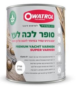 יאכט ורניש סופר לכה לעץ 750 מ״ל Owatrol Super Varnish