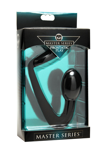 קולר אנאלי לפרוסטטה מסיליקון XR Brands - Prostatic Play Explorer Silicone Cock Ring and Prostate Plug