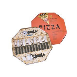 סט סכו”ם, חיתוך והגשה לפיצה (4 סועדים)