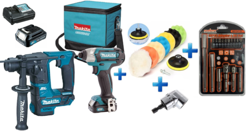 סט 12V אימפקט+פטישון דגם CLX221+מגוון מתנות
