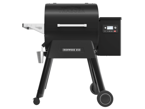 Traeger Ironwood 650 + כיסוי + 2 שקי פלט +נייר קצבים