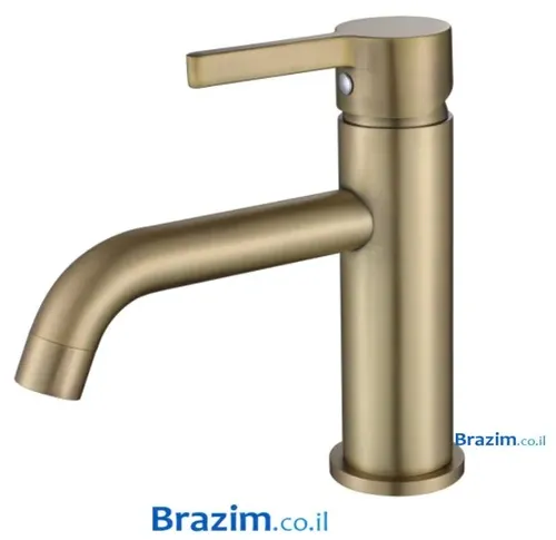 ברז נמוך ולנסיה 80754 מבית ורד Vered בגימור ברונזה ורד.