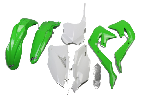 סט פלסטיקה מלא לאופנוע צבע מקורי UFO PLATSIC KIT KAWASAKI KXF450 2019-2021