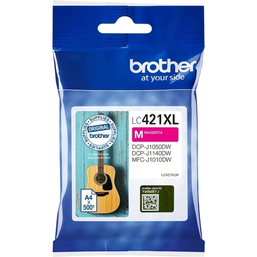 ראש דיו אדום מקורי Brother LC421XLM ברדר