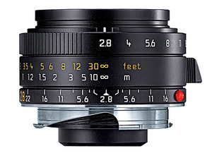עדשה קבועה Leica Elmarit-M 28mm f/2.8 ASPH