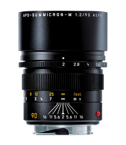 עדשה קבועה Leica Apo-Summicron-M 90mm f/2 ASPH