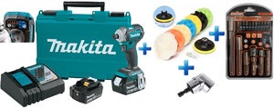 אימפקט 18V ללא פחמים DTD172RME סוללות 4AH+מגוון אביזרים