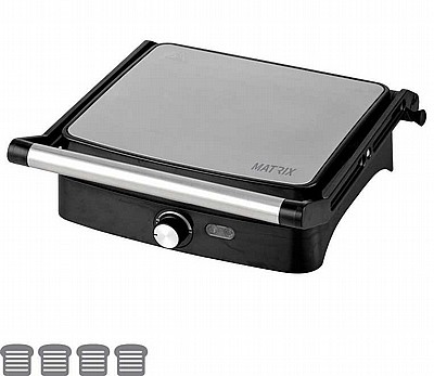 טוסטר לחיצה Matrix MX-SW-19A-2000W