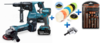 סט 18V פטישון אימפקט ומשחזת זווית DLX3070TX ללא פחמים+מגוון מתנות