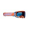 משקפי אבק ליט כתום / כחול - LEATT VELOCITY 5.5 NEON ORANGE V22