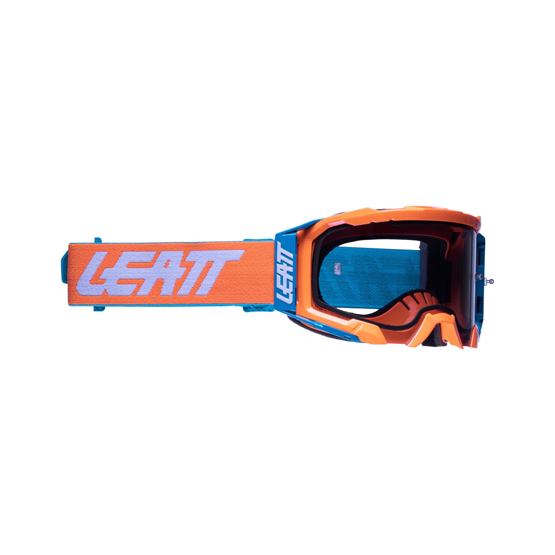 משקפי אבק ליט כתום / כחול - LEATT VELOCITY 5.5 NEON ORANGE V22