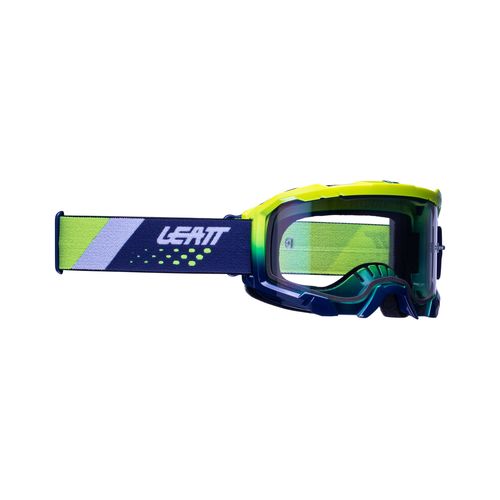 משקפי אבק ליט כחול / צהוב- LEATT VELOCITY 4.5 YELLOW NEON IRIZ