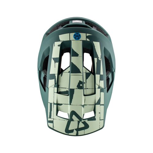 קסדת אול מאונטיין לאופניים ליט ירוק -  LEATT MTB ALL MOUNTAIN 4.0 IVY V22