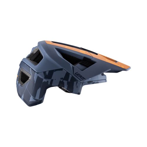 קסדת אול מאונטיין לאופניים ליט אפור / כתום -  LEATT MTB ALL MOUNTAIN 4.0 RUST V22