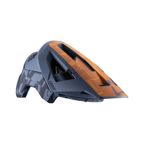 קסדת אול מאונטיין לאופניים ליט אפור / כתום -  LEATT MTB ALL MOUNTAIN 4.0 RUST V22