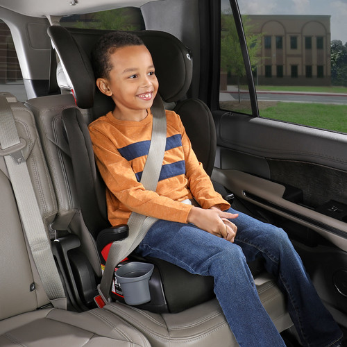 בוסטר לילדים דו-שלבי Skyline חיבור איזופיקס והגנת צד דו שכבתית - שחור Dusk