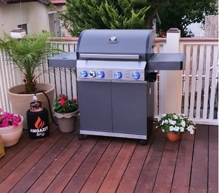 גריל גז משולב פחמים GS- Classic 4B +כירה