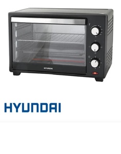 טוסטר אובן Hyundai HATO-300B 1600W כ-30 ליטר בצבע שחור