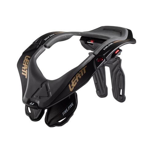 מגן צוואר ליט 5.5 שחור / זהב - LEATT NECK BRACE GPX 5.5 STEALTH V22
