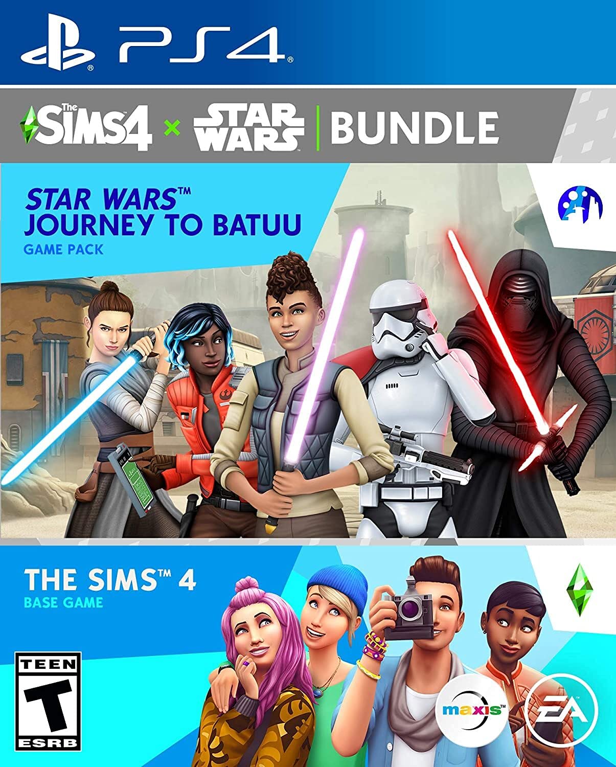 PS4 The Sims 4 & Star Wars Journey to Batuu Bundle