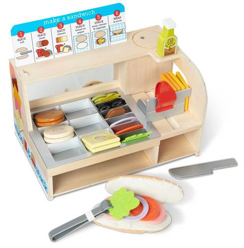 דוכן כריכים מעץ Melissa&Doug