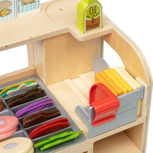 דוכן כריכים מעץ Melissa&Doug
