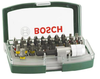 סט ביטים 32 חלקים עם מוביל Bosch X-Line