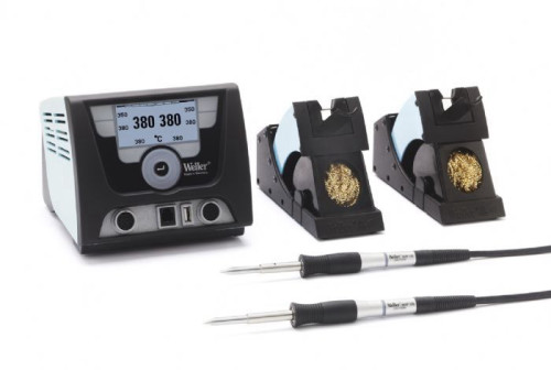 מלחם תחנה כפול עם שתי ידיות 120 וואט דגם WX2020 מבית Weller