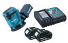 מלטשת אקצנטרית "5 דגם DBO180 + סוללות 4AH מבית Makita